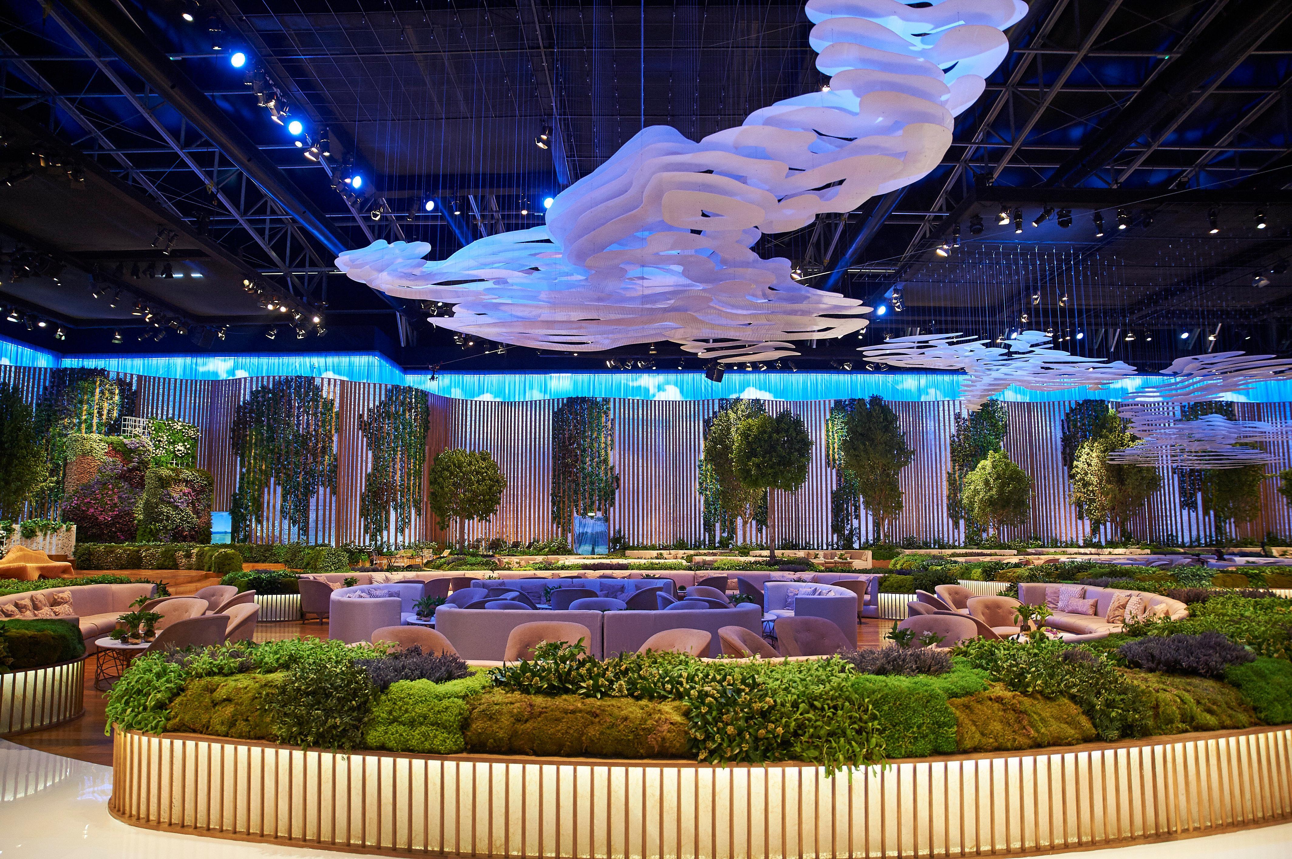 Intercontinental Dubai Festival City By Ihg Exterior foto The Cloud 9 lounge at Suvarnabhumi Airport